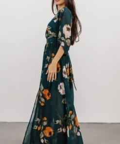 BB Custom Kia Kimono Maxi Dress | Deep Topaz Floral Dresses 19 BB Custom Kia Kimono Maxi Dress | Deep Topaz Floral Dresses