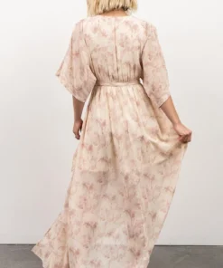 BB Custom Kia Kimono Maxi Dress | Mauve Print Dresses 21 BB Custom Kia Kimono Maxi Dress | Mauve Print Dresses