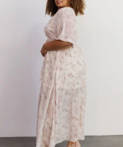 BB Custom Kia Kimono Maxi Dress | Mauve Print Dresses 18 BB Custom Kia Kimono Maxi Dress | Mauve Print Dresses