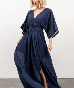 BB Custom Dresses Kia Kimono Maxi Dress | Navy 13 BB Custom Dresses Kia Kimono Maxi Dress | Navy