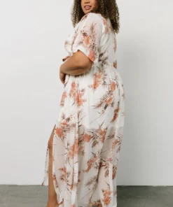 BB Custom Kia Kimono Maxi Dress | Sunset Floral 21 BB Custom Kia Kimono Maxi Dress | Sunset Floral