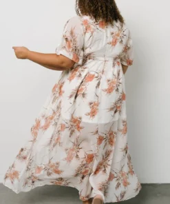 BB Custom Kia Kimono Maxi Dress | Sunset Floral 22 BB Custom Kia Kimono Maxi Dress | Sunset Floral