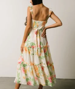 FT Kiara Midi Dress | Watercolor Floral Dresses