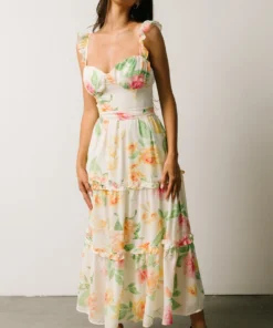 FT Kiara Midi Dress | Watercolor Floral Dresses