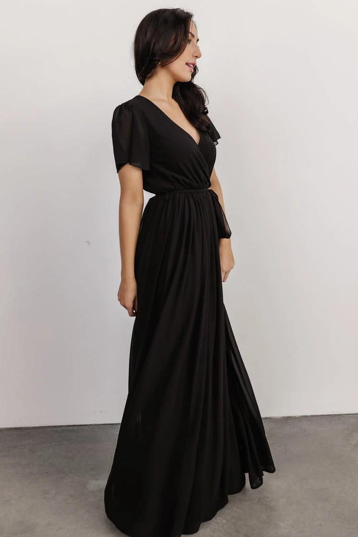 Dresses Kristina Maxi Dress | Black 7 Dresses Kristina Maxi Dress | Black