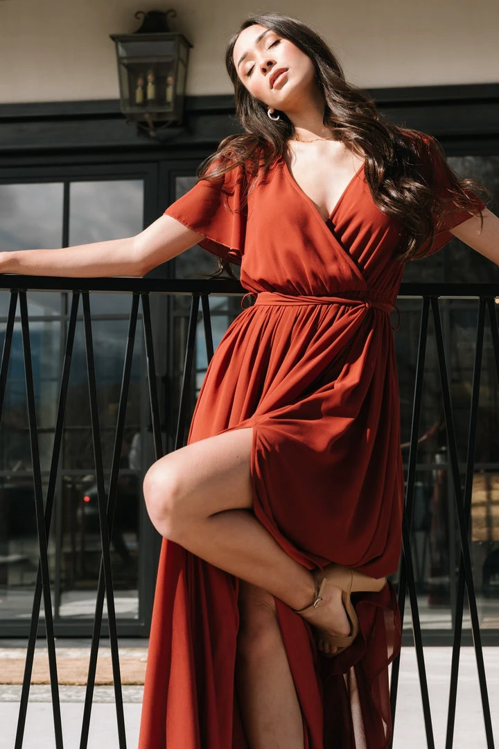 Dresses Kristina Maxi Dress | Brick 2 Dresses Kristina Maxi Dress | Brick