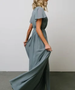 Dresses Kristina Maxi Dress | Dusty Blue 17 Dresses Kristina Maxi Dress | Dusty Blue