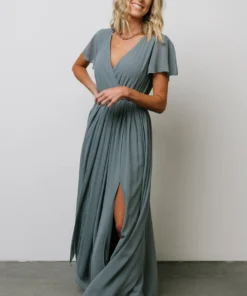 Dresses Kristina Maxi Dress | Dusty Blue 16 Dresses Kristina Maxi Dress | Dusty Blue