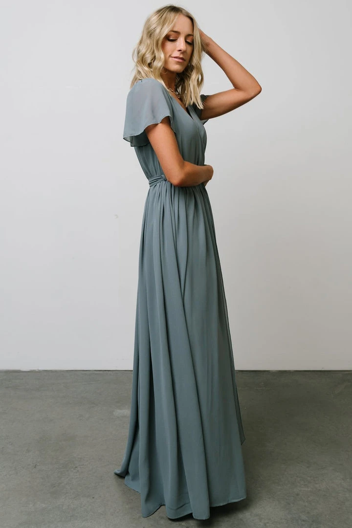 Dresses Kristina Maxi Dress | Dusty Blue 9 Dresses Kristina Maxi Dress | Dusty Blue