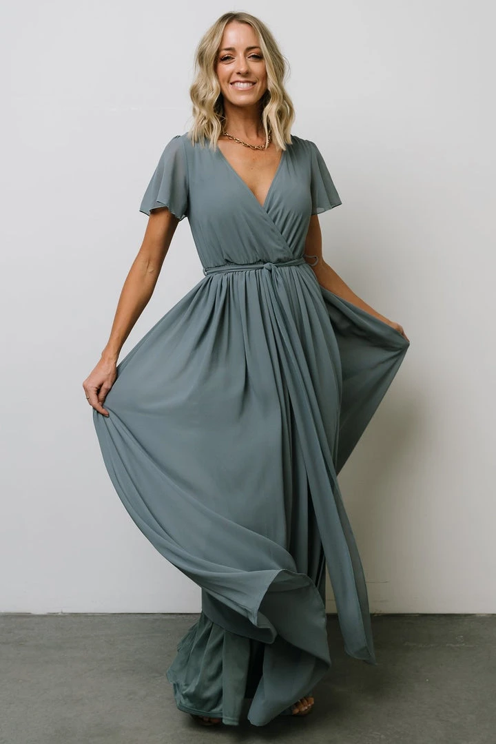 Dresses Kristina Maxi Dress | Dusty Blue 10 Dresses Kristina Maxi Dress | Dusty Blue