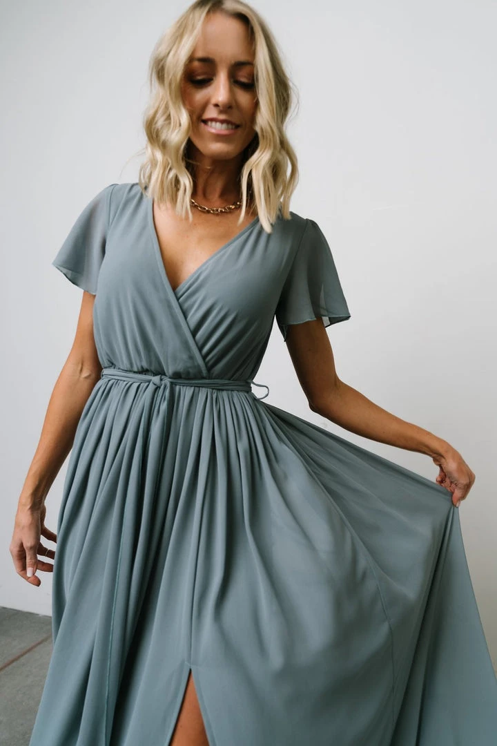 Dresses Kristina Maxi Dress | Dusty Blue 4 Dresses Kristina Maxi Dress | Dusty Blue