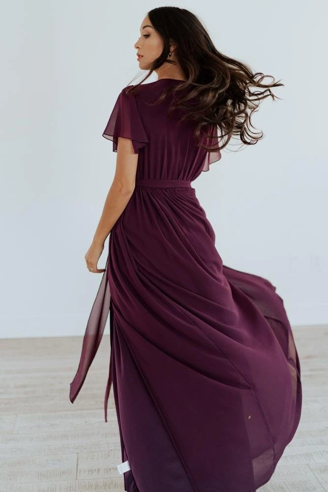 Kristina Maxi Dress | Eggplant 8 Kristina Maxi Dress | Eggplant