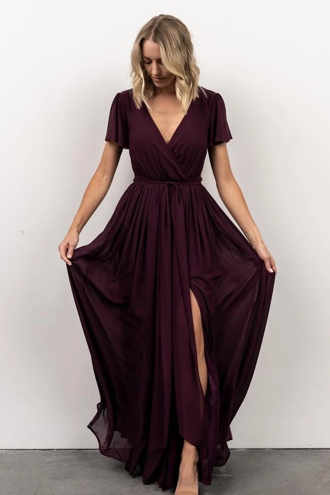 Kristina Maxi Dress | Eggplant 14 Kristina Maxi Dress | Eggplant