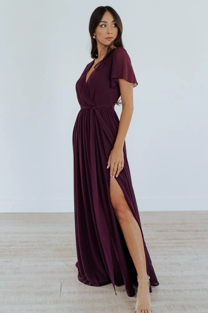 Kristina Maxi Dress | Eggplant 4 Kristina Maxi Dress | Eggplant