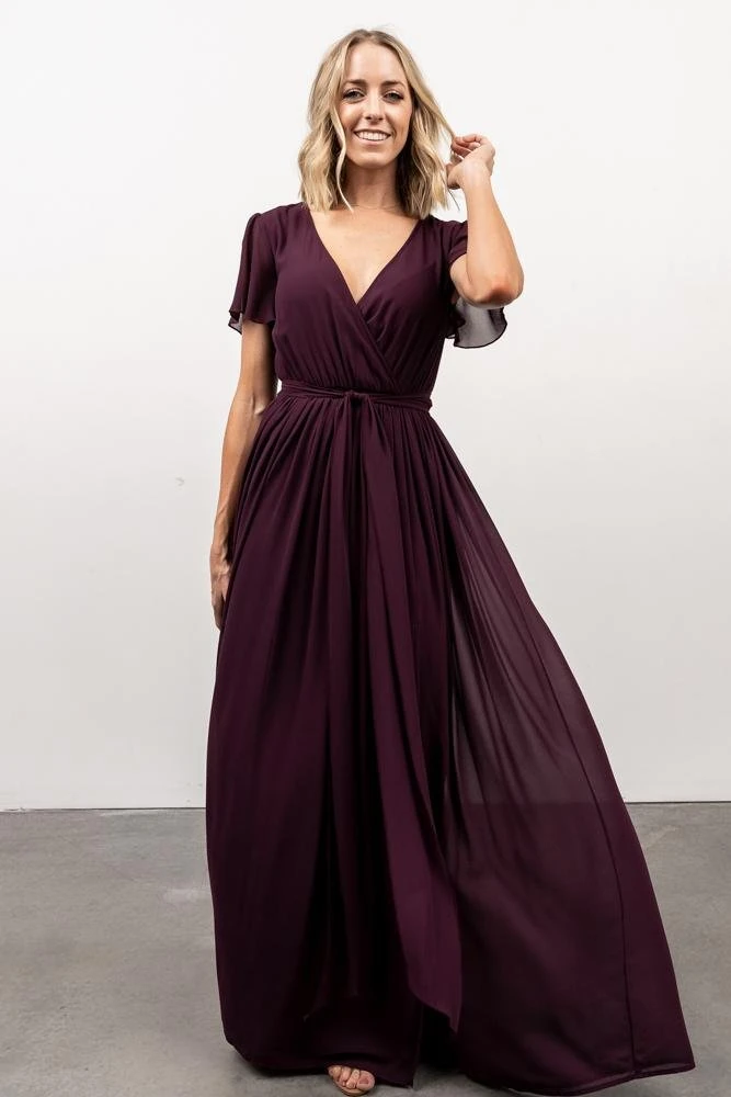 Kristina Maxi Dress | Eggplant 11 Kristina Maxi Dress | Eggplant