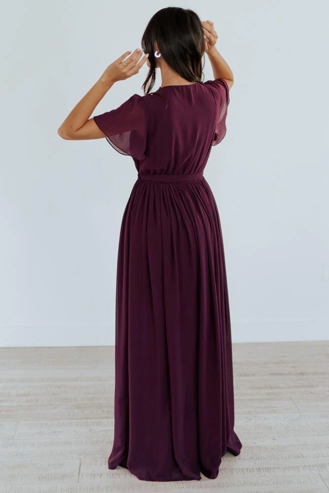 Kristina Maxi Dress | Eggplant 9 Kristina Maxi Dress | Eggplant