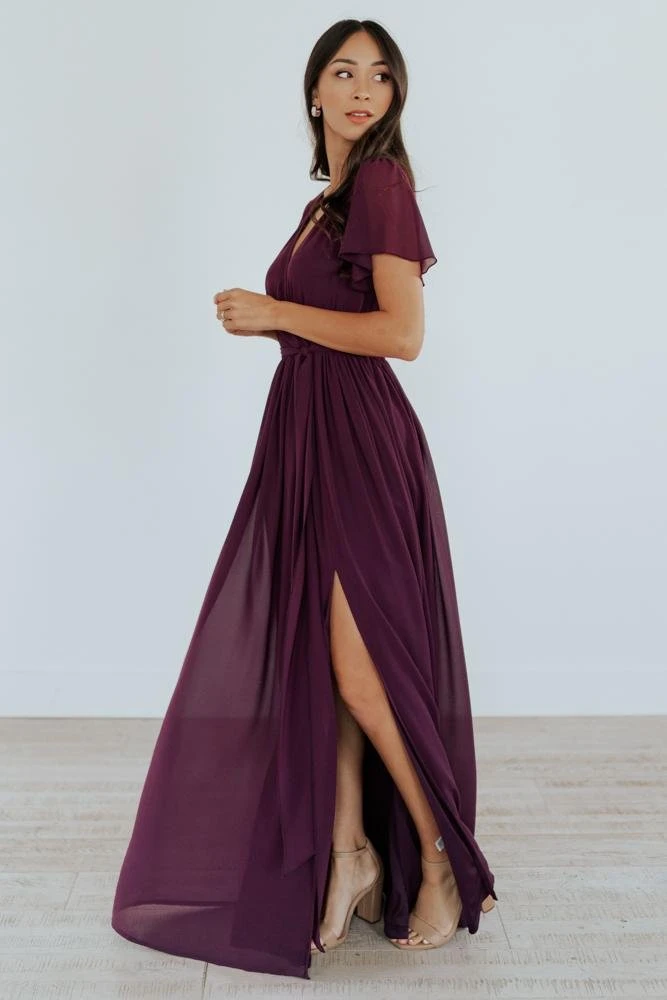 Kristina Maxi Dress | Eggplant 7 Kristina Maxi Dress | Eggplant