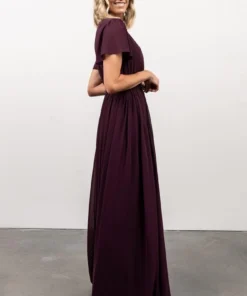 Kristina Maxi Dress | Eggplant 28 Kristina Maxi Dress | Eggplant