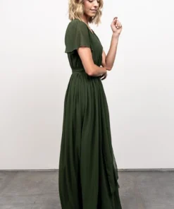 Kristina Maxi Dress | Green Dresses