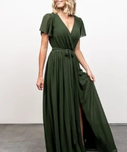 Kristina Maxi Dress | Green Dresses