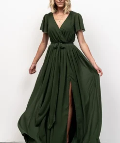Kristina Maxi Dress | Green Dresses