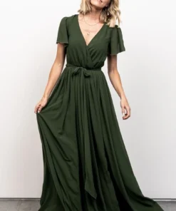 Kristina Maxi Dress | Green Dresses