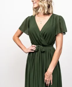 Kristina Maxi Dress | Green Dresses