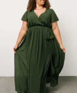 Kristina Maxi Dress | Green Dresses