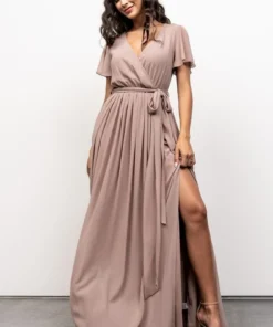 Kristina Maxi Dress | Taupe 22 Kristina Maxi Dress | Taupe