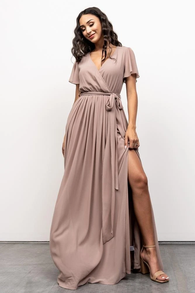Kristina Maxi Dress | Taupe 11 Kristina Maxi Dress | Taupe