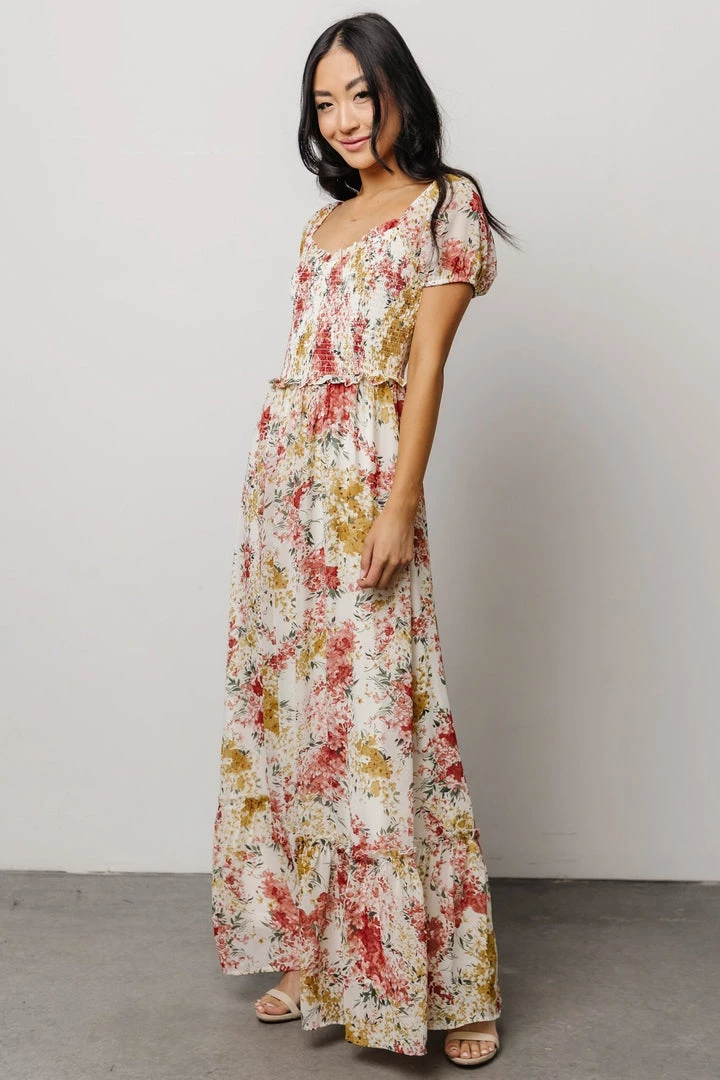 BB Custom Dresses Larissa Maxi Dress | Berry And Golden Floral 11 BB Custom Dresses Larissa Maxi Dress | Berry And Golden Floral