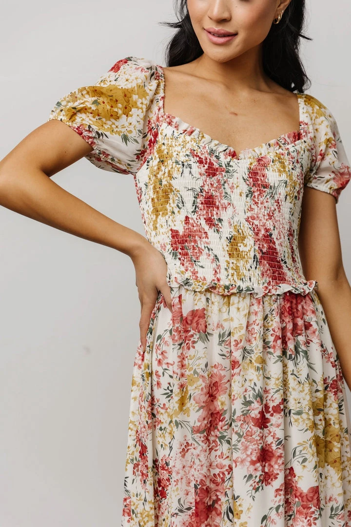 BB Custom Dresses Larissa Maxi Dress | Berry And Golden Floral 5 BB Custom Dresses Larissa Maxi Dress | Berry And Golden Floral