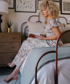 BB Custom Dresses Larissa Maxi Dress | Peach And Sage Floral 11 BB Custom Dresses Larissa Maxi Dress | Peach And Sage Floral