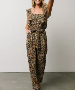 HAY Boho Lauretta Jumpsuit | Orange Floral