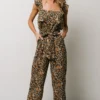 HAY Boho Lauretta Jumpsuit | Orange Floral