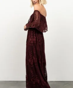 BB Custom Leon Off Shoulder Maxi Dress | Mulberry Dresses