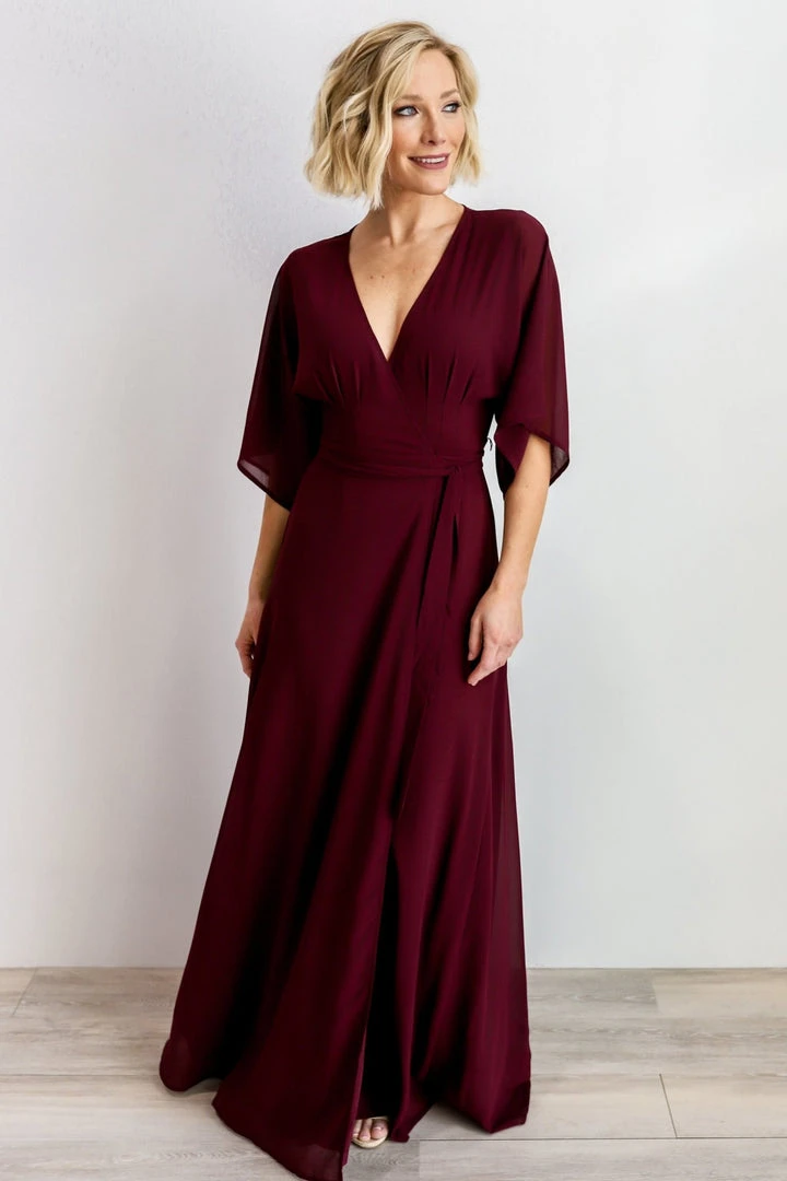 Soi Lilly Wrap Maxi Dress | Burgundy Dresses 6 Soi Lilly Wrap Maxi Dress | Burgundy Dresses