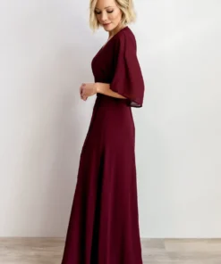 Soi Lilly Wrap Maxi Dress | Burgundy Dresses 11 Soi Lilly Wrap Maxi Dress | Burgundy Dresses