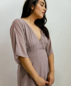 Soi Lilly Wrap Maxi Dress | Dusty Lilac