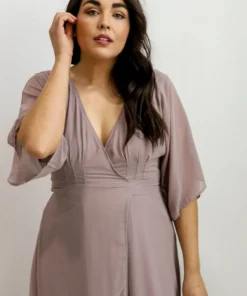 Soi Lilly Wrap Maxi Dress | Dusty Lilac