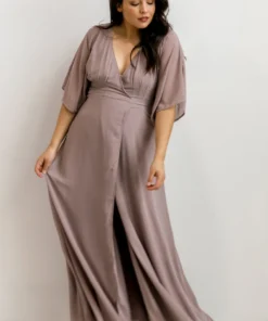 Soi Lilly Wrap Maxi Dress | Dusty Lilac