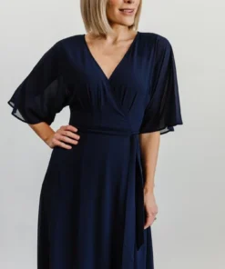 Soi Lilly Wrap Maxi Dress | Navy Dresses 10 Soi Lilly Wrap Maxi Dress | Navy Dresses
