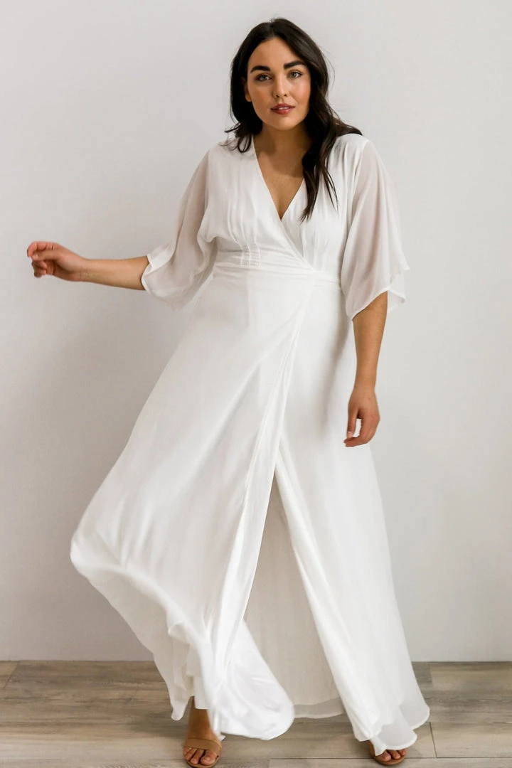Soi Lilly Wrap Maxi Dress | Off White Dresses 2 Soi Lilly Wrap Maxi Dress | Off White Dresses
