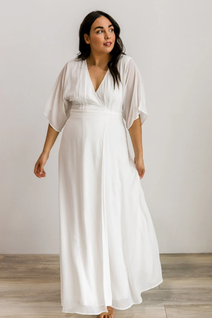 Soi Lilly Wrap Maxi Dress | Off White Dresses 10 Soi Lilly Wrap Maxi Dress | Off White Dresses