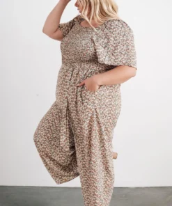 HAY Lindie Smocked Jumpsuit | Multi Floral