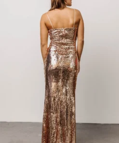 RR Linz Sequin Maxi Dress | Rose Gold Dresses 14 RR Linz Sequin Maxi Dress | Rose Gold Dresses