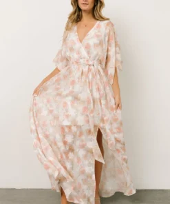BB Custom Luca Jacquard Kimono Maxi Dress | Pastel Floral Dresses 25 BB Custom Luca Jacquard Kimono Maxi Dress | Pastel Floral Dresses