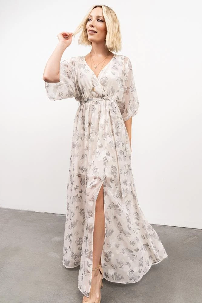 BB Custom Dresses Luca Jacquard Kimono Maxi Dress | Sage 5 BB Custom Dresses Luca Jacquard Kimono Maxi Dress | Sage