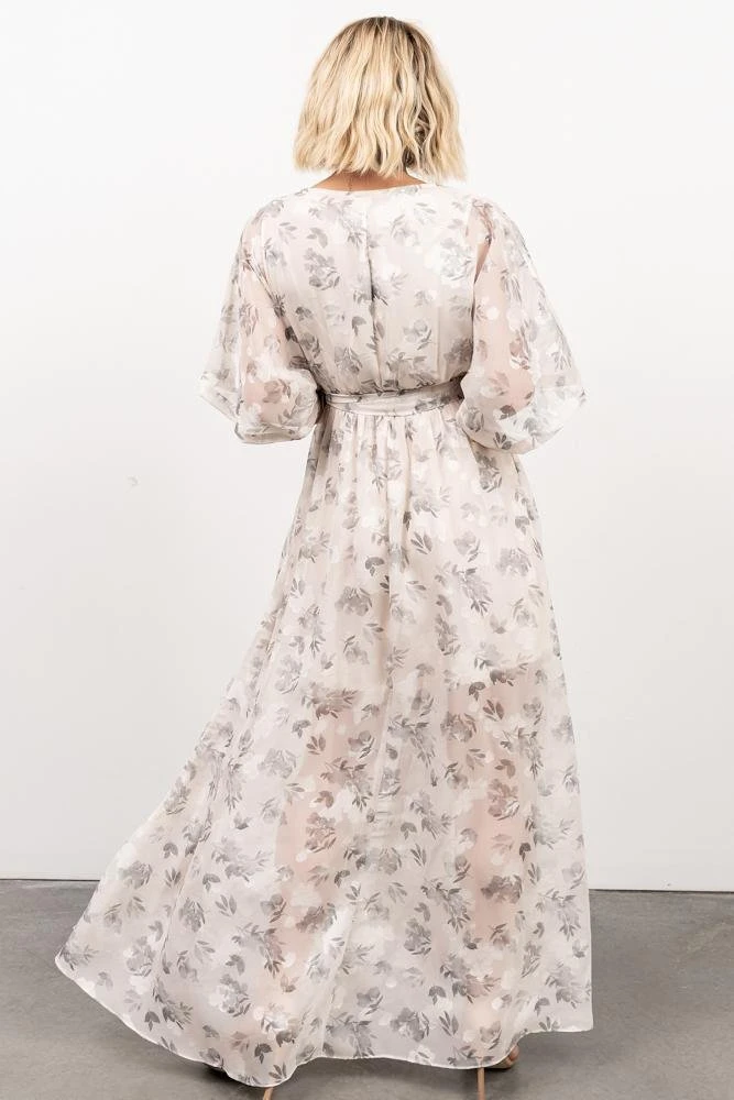 BB Custom Dresses Luca Jacquard Kimono Maxi Dress | Sage 9 BB Custom Dresses Luca Jacquard Kimono Maxi Dress | Sage