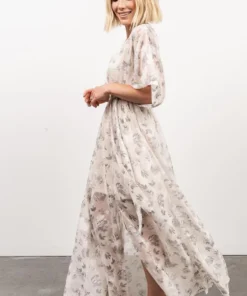 BB Custom Dresses Luca Jacquard Kimono Maxi Dress | Sage 23 BB Custom Dresses Luca Jacquard Kimono Maxi Dress | Sage